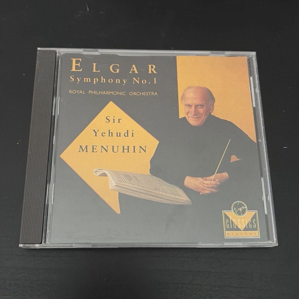 Elgar Symphony No.1 Royal Philharmonic Orchestra Sir Yehudi Menuhin CD
